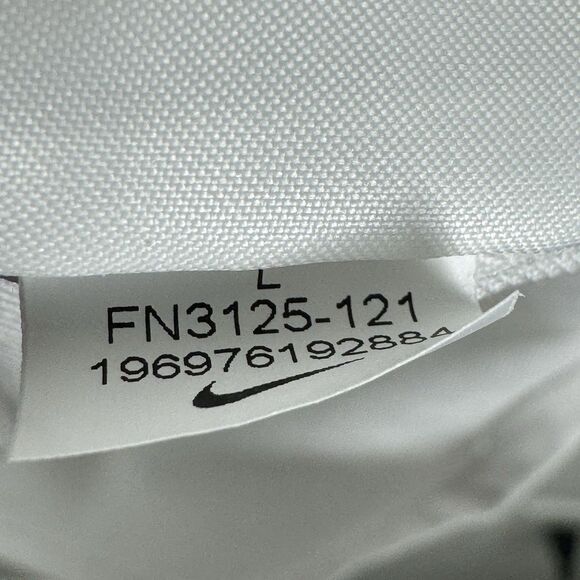 Nike Life Oxford Shirt Men's Large Button-Down Loose Fit Casual White FN3125-121 - Picture 7 of 8